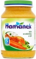 Hame Hamánek Kurča so zeleninou a ryžou detský príkrm 190g - cena, srovnání