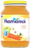 Hame Hamánek Ovocný príkrm s jablkami a mrkvou 190g - cena, srovnání
