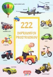 222 dopravných prostredkov