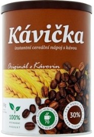 Kávoviny Kávička zmes kávovinového a kávového extraktu 130g