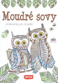 Moudré sovy - Omalovánky pro dospělé