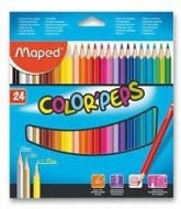 Pastelky trojboké 24 ks MAPED Color' Peps, BL - cena, srovnání