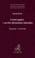 Cenné papíry v novém občanském zákoníku, komentář - cena, srovnání