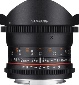 Samyang 12mm T3.1 VDSLR ED AS NCS Fisheye Canon