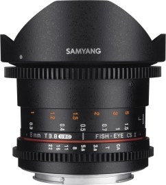 Samyang 8mm T3.8 VDSLR ASPH Fisheye CSII Canon