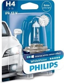 Philips H4 WhiteVision P43t-38 55W 1ks