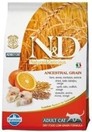 ND Low Grain Cat Adult Codfish & Orange 5kg