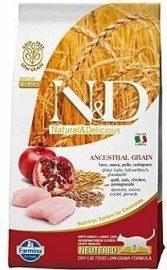 ND Low Grain Cat Neutered Chicken & Pomegranate 10kg