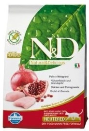 ND Grain Free Cat Neutered Chicken & Pomegranate 1.5kg