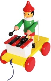 Bino Pinocchio s xylofónom