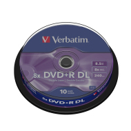 Verbatim 43666 DVD+R DL 8.5GB 10ks - cena, srovnání