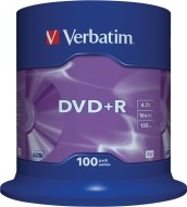 Verbatim 43551 DVD+R 4.7GB 100ks - cena, srovnání