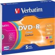 Verbatim 43557 DVD-R 4.7GB 5ks - cena, srovnání