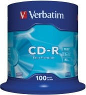 Verbatim 43411 CD-R 700MB 100ks - cena, srovnání