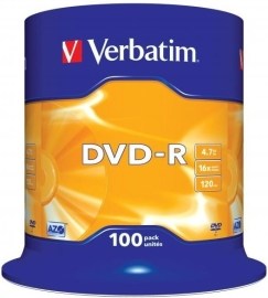 Verbatim 43549 DVD-R 4.7GB 100ks