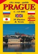 City map - guide PRAGUE 1:15 000 (angličtina, ruština, španělština, polština, japonština) - cena, srovnání