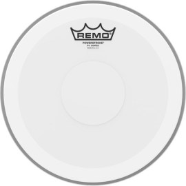 Remo 15" Powerstroke 4 Coated Clear Dot