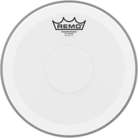 Remo 14" Powerstroke 4 Coated Clear Dot