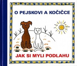 O pejskovi a kočičce - Jak si myli podlahu