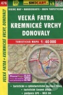 Veľká Fatra, Kremnické vrchy, Donovaly 1:40T turistická mapa 476 - cena, srovnání