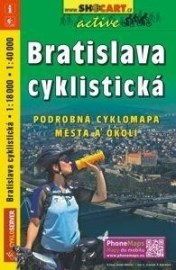 Bratislava cyklistická/cyklomapa 1:18T/1:40T