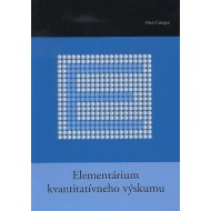Elementárium kvantitatívneho výskumu - cena, srovnání