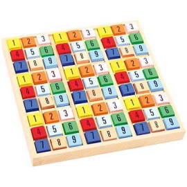 Rakonrad Farebné drevené sudoku