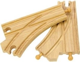Bigjigs Vláčikodráhy - Standartní výhybky 2ks
