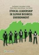 Ethical Leadership in Slovak Business Environment - cena, srovnání