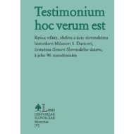 Testimonium hoc verum est - cena, srovnání