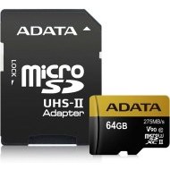 A-Data Micro SDXC UHS-I U3 64GB - cena, srovnání