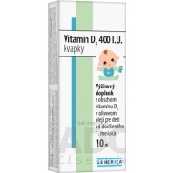 Generica Vitamin D3 400I.U. 10ml - cena, srovnání