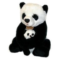 Alltoys Rappa Panda s mláďatou 27 cm - cena, srovnání