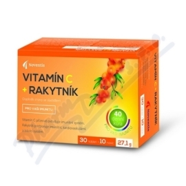 Noventis Vitamín C + Rakytník 40tbl