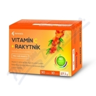 Noventis Vitamín C + Rakytník 40tbl - cena, srovnání