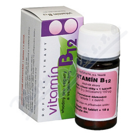 NaturVita Vitamín B12 60tbl