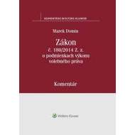 Zákon č. 180/2014 Z.z. o podmienkach výkonu volebného práva - cena, srovnání