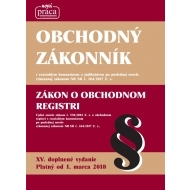 Obchodný zákonník – XV. doplnené a aktualizované vydanie platné od 1. marca 2018 - cena, srovnání