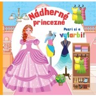 Nádherné princezné - Pozri si a vyfarbi! - cena, srovnání