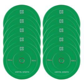 Capital Sports Nipton Bumper Plates 10kg