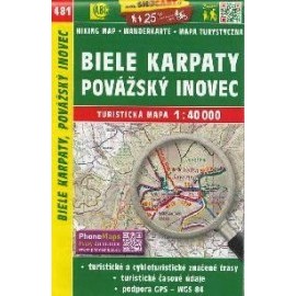 Biele karpaty, Považský Inovec 1:40T TM 481