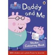 Peppa Pig: Daddy and Me Sticker Colouring Book - cena, srovnání