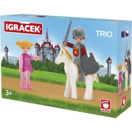 Igraček IGRÁČEK Trio - Princezná, rytier a biely kôň