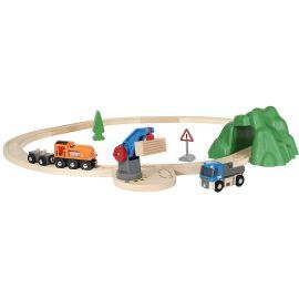 Brio World 33878 Vláčkodráha startovací sada nákladní vlak