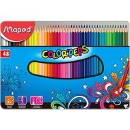 Maped Color Peps Metal Box, 48 farieb - cena, srovnání