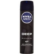 Nivea Men Deep Dry & Clean Feel 150ml - cena, srovnání