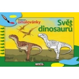 Svět dinosaurů - didaktické omalovánky