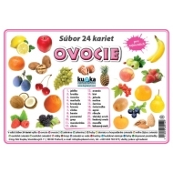 Súbor 24 kariet - ovocie - cena, srovnání