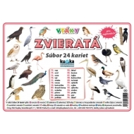 Súbor 24 kariet - zvieratá (vtáky) - cena, srovnání