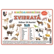 Súbor 24 kariet - zvieratá (domáce a hospodárske) - cena, srovnání